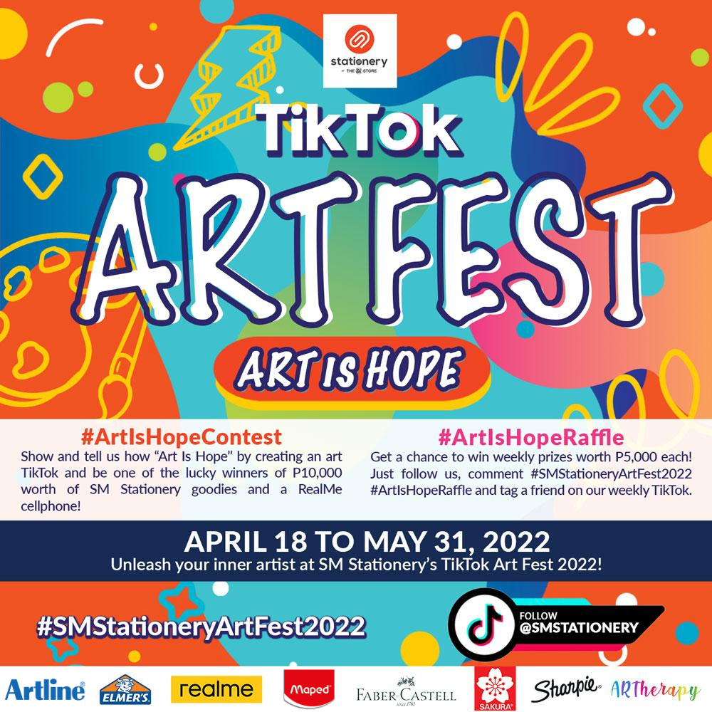 Win a New Mobile Phone and More in SM Stationery's TikTok Artfest – Here’s How