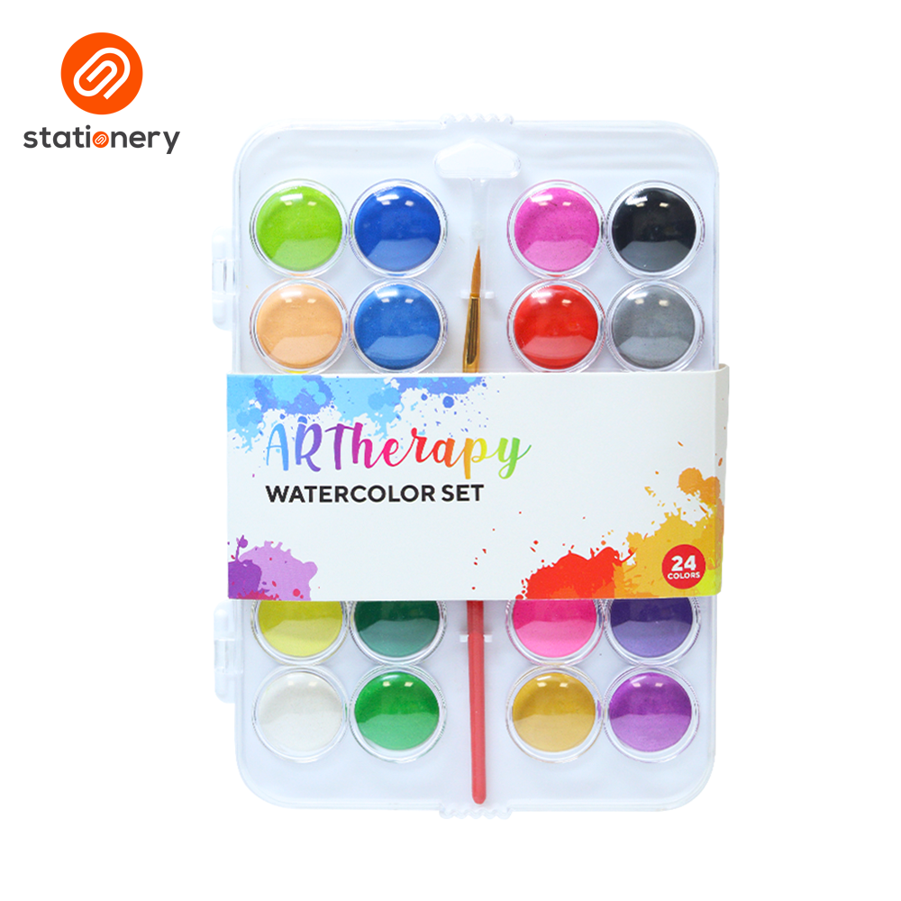 Artherapy Basic Watercolor Set of 24 SM Stationery