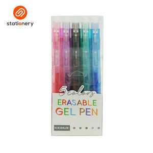 Scribbler Erasable Gel Pens 5 Colors