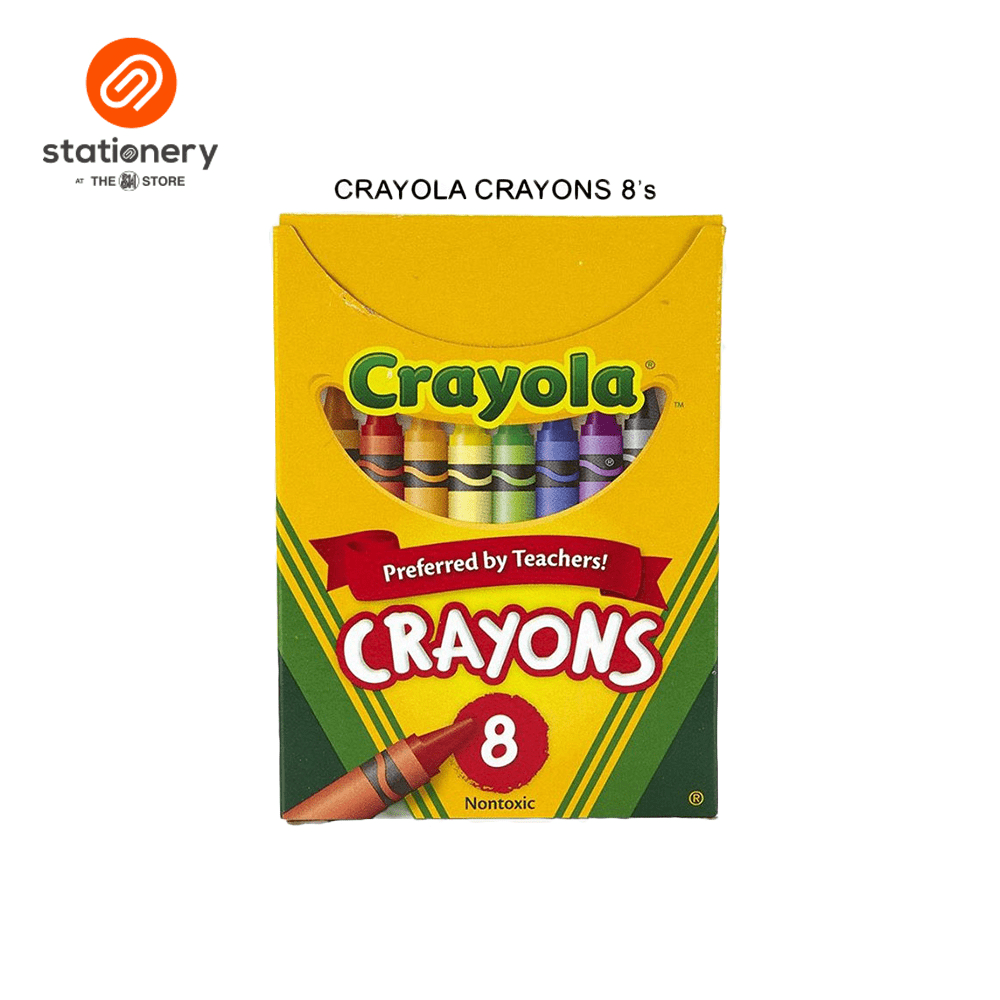 Crayola Wax Crayons 8 Colors SM Stationery