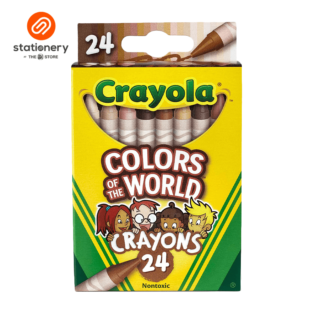 Crayola Colors of the World Crayons 24 Colors SM Stationery