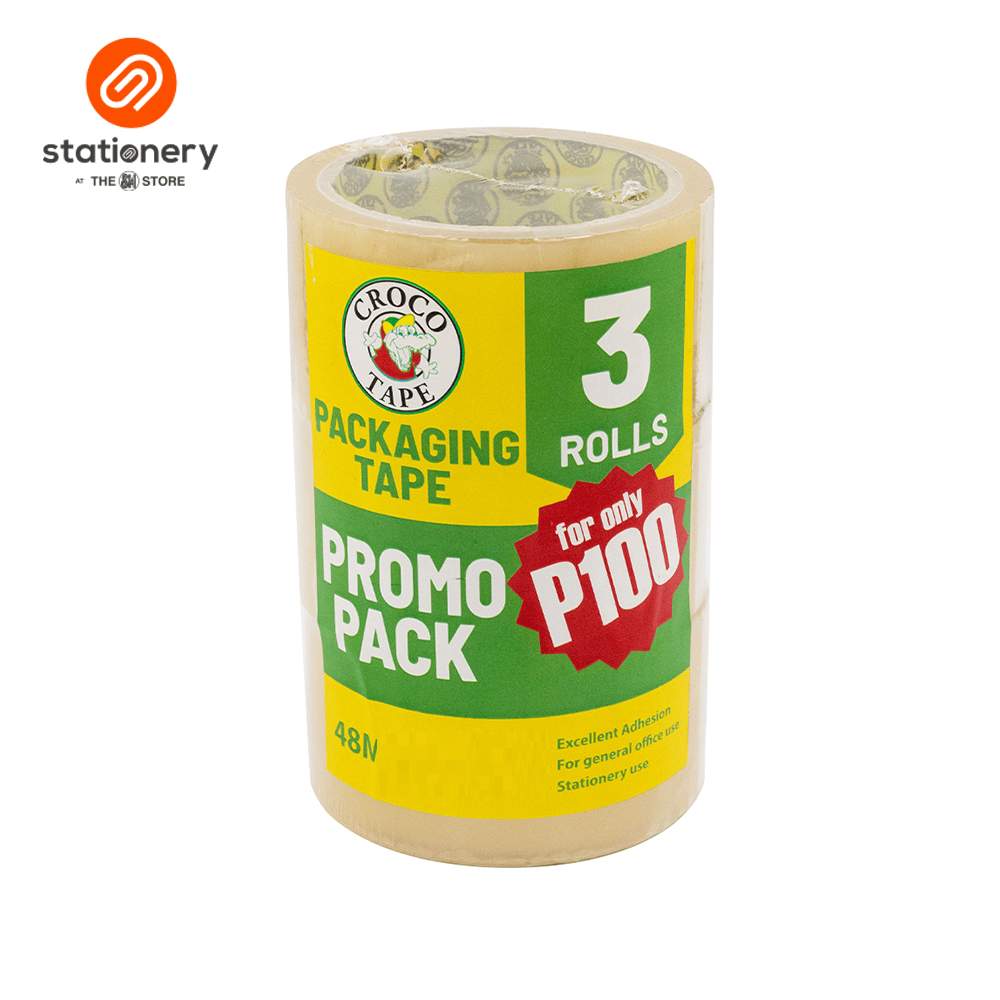 Crocodile Packaging Tape 3's 48mm X 45M SM Stationery