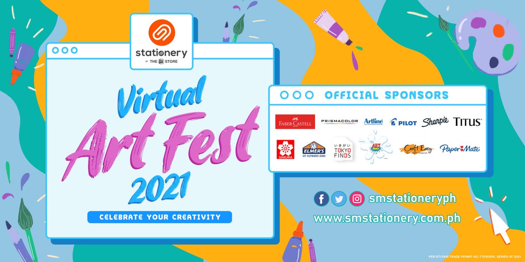 Here's This Year's Workshop Lineup For SM Stationery Virtual Art Fest 2021
