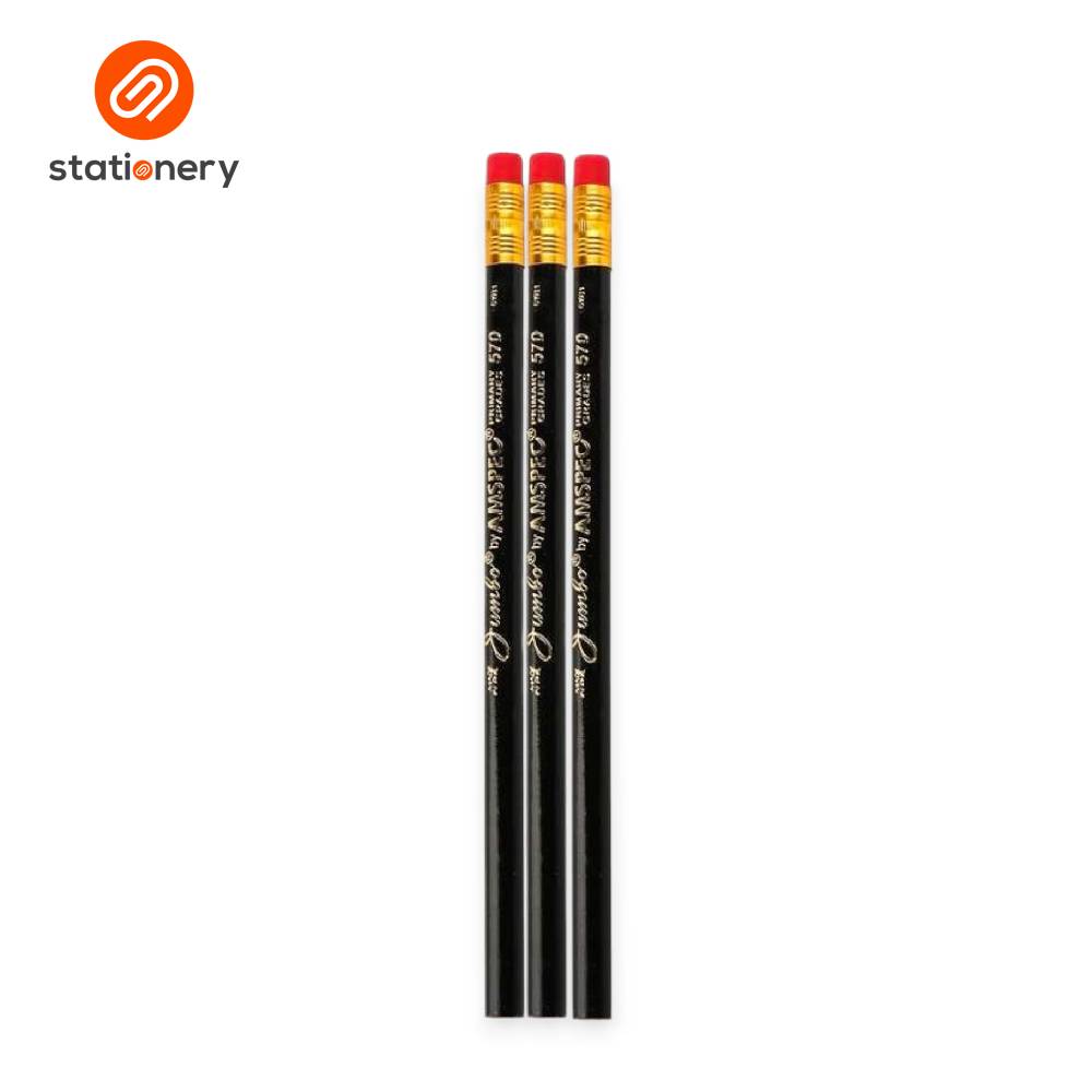 Amspec Jumbo Pencil Pack of 3-zoom-3