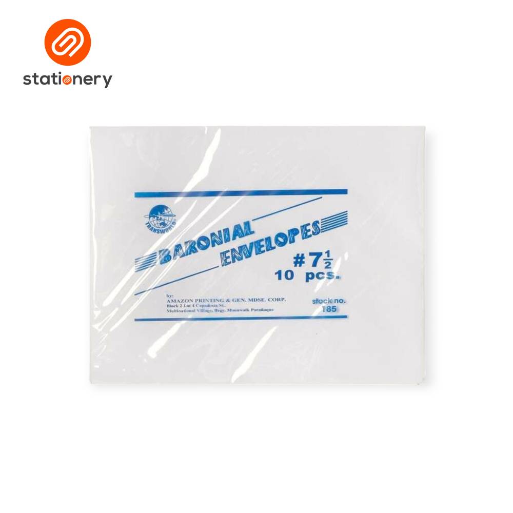 Baronial Envelope 10 Pieces per Pack - No. 7 (5.75x7.5")