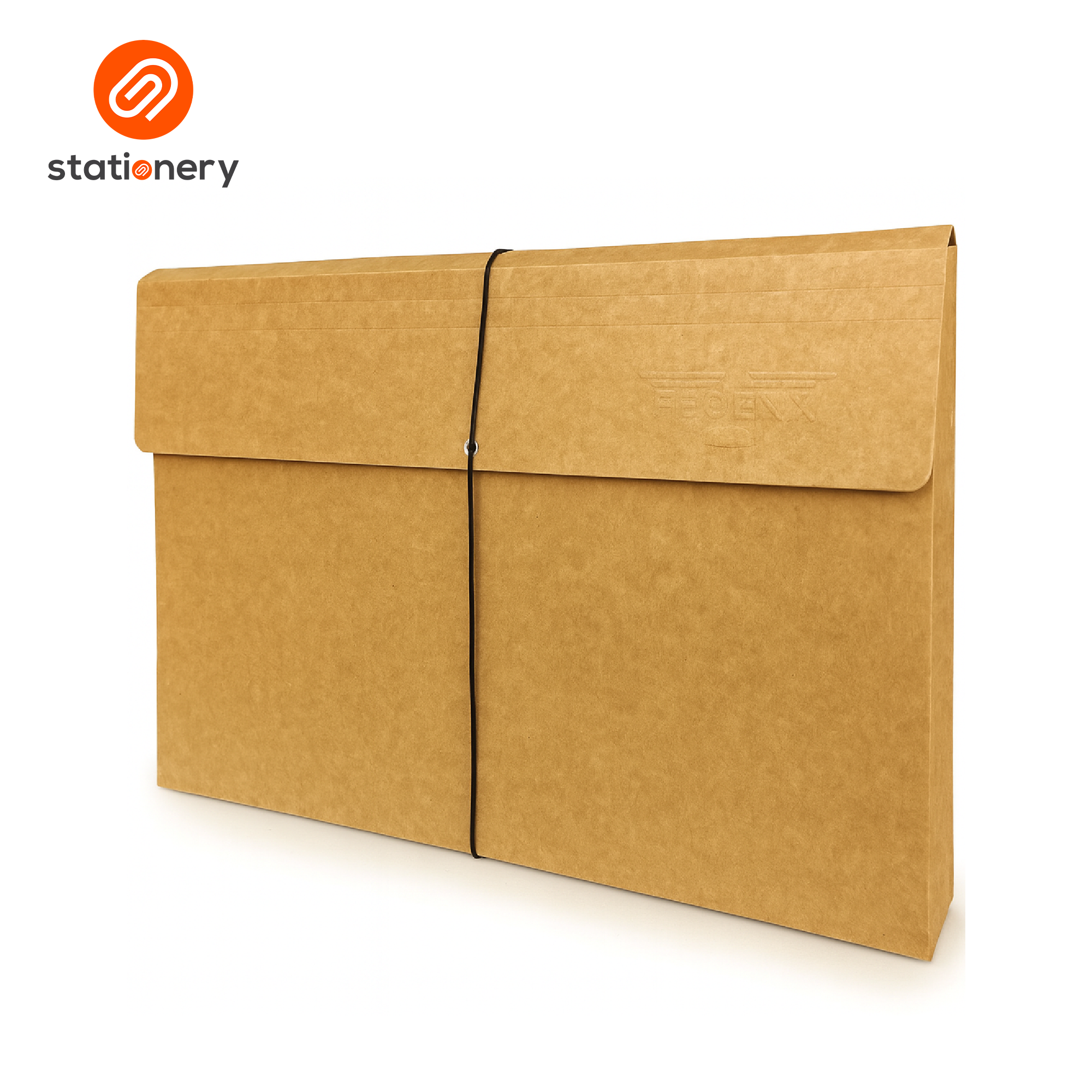 Kraft Expanding Envelope with Elastic Band Closure - 10x15"-zoom-2