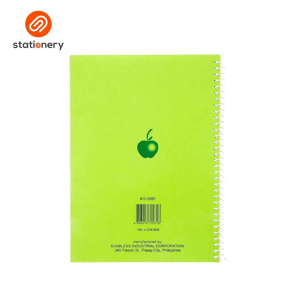 Green Apple Spiral Notebook 80 Leaves-zoom-12