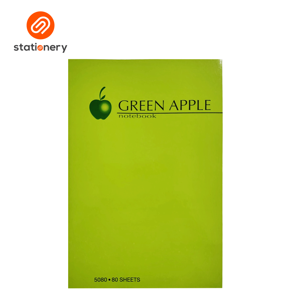 Green Apple Padded Notebook 80lvs-4