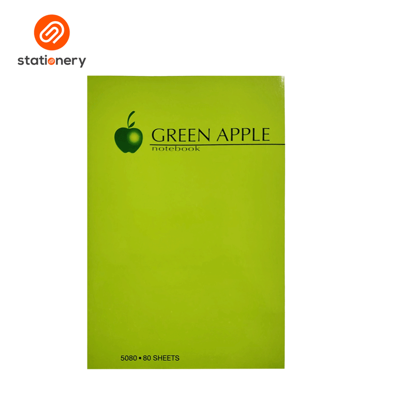 Green Apple Padded Notebook 80lvs-zoom-