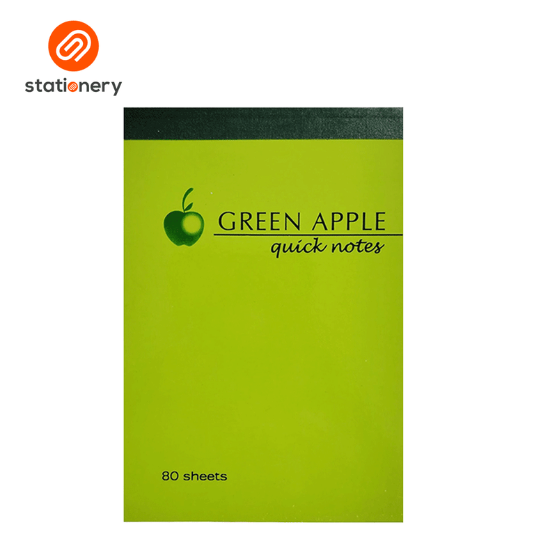Green Apple Padded Notebook 80lvs-zoom-
