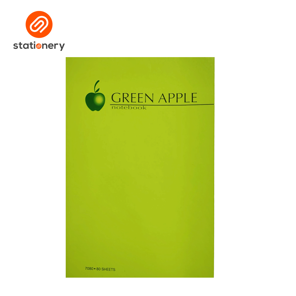Green Apple Padded Notebook 80lvs-3