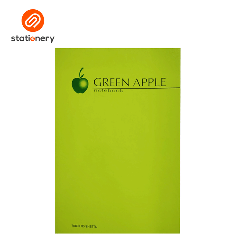 Green Apple Padded Notebook 80lvs-zoom-