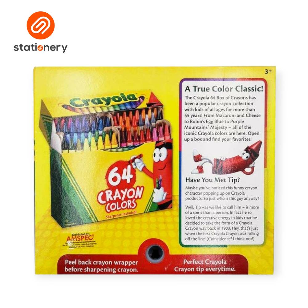 Crayola Wax Crayons 64 Colors-zoom-3