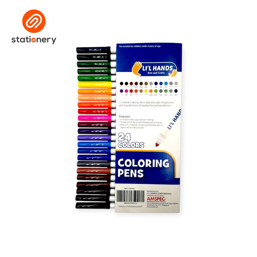 Lil Hands Coloring Pens 24 Colors-zoom-2