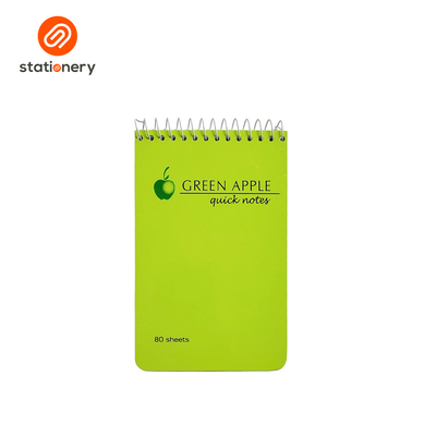 Buy Green Apple Spiral Notebook 80 Leaves | SM Stationery