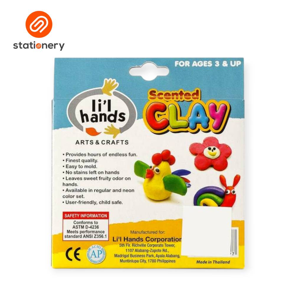 Lil Hands Scented Clay Regular 5 Colors-zoom-3