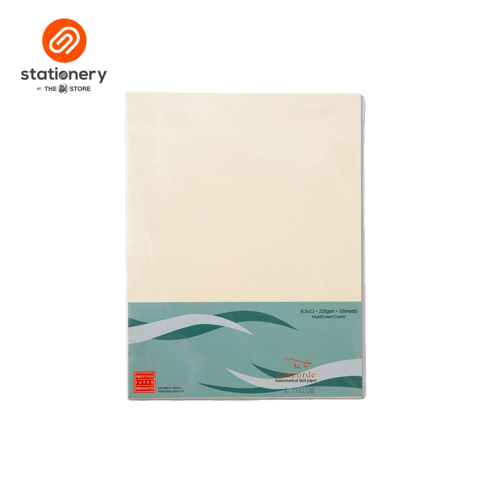 Concorde Laid Board 220gsm 10 Sheets per Pack - Short