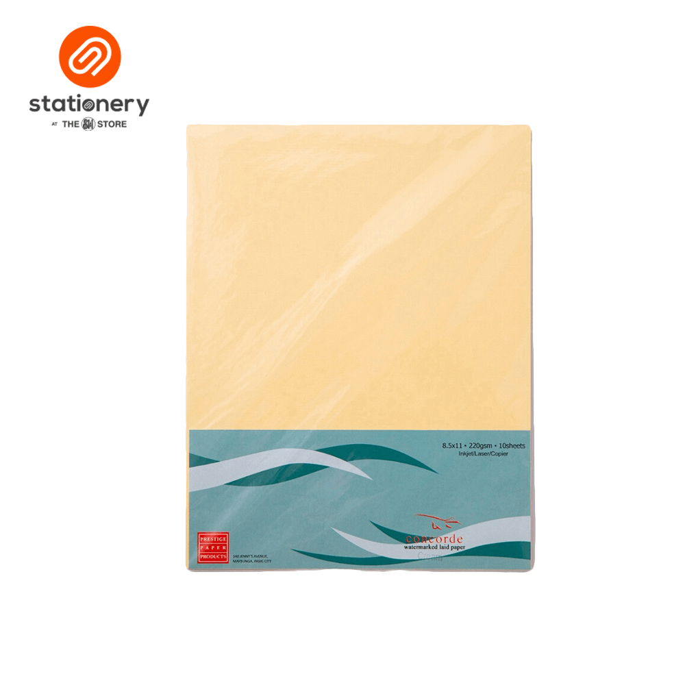 Concorde Laid Board 220gsm 10 Sheets per Pack - Short