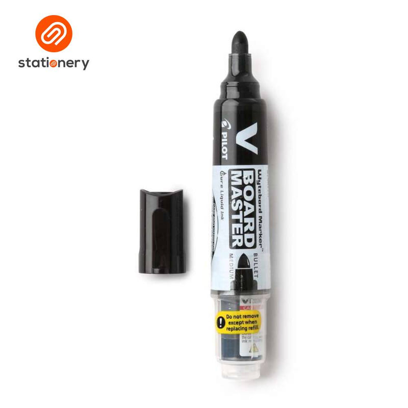 Pilot V Board Master Whiteboard Marker Bullet Black-zoom-