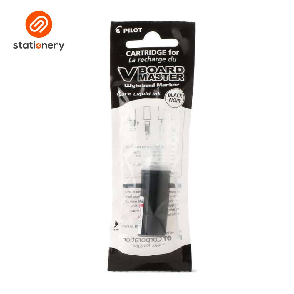 Pilot V Board Master Whiteboard Marker Ink Cartridge Refill Black