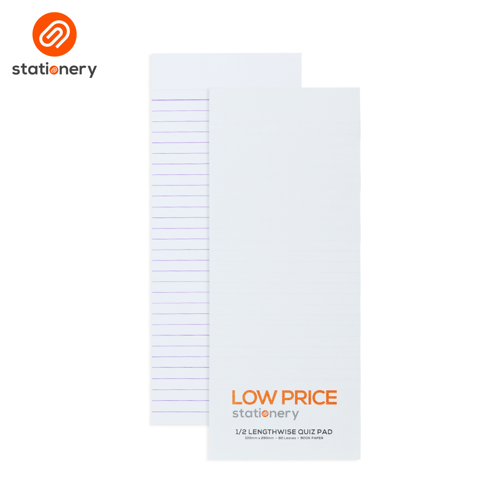 Low Price 1/2 Lengthwise 80lvs 2 Pads per Pack – SM Stationery