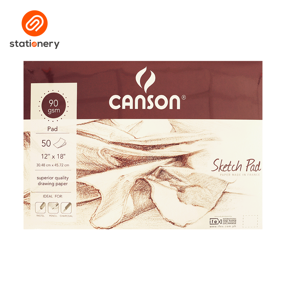 Canson Sketch Pad 90gsm - 12x18"