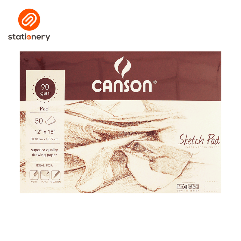 Canson Sketch Pad 90gsm - 12x18"-zoom-