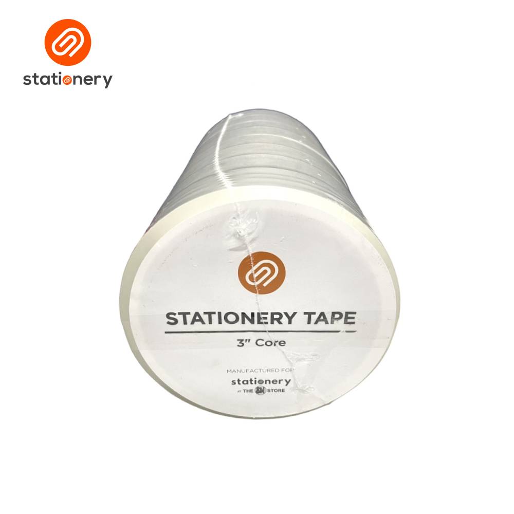 Stationery Tapes 18mmx50m 3" Core Pack of 8
