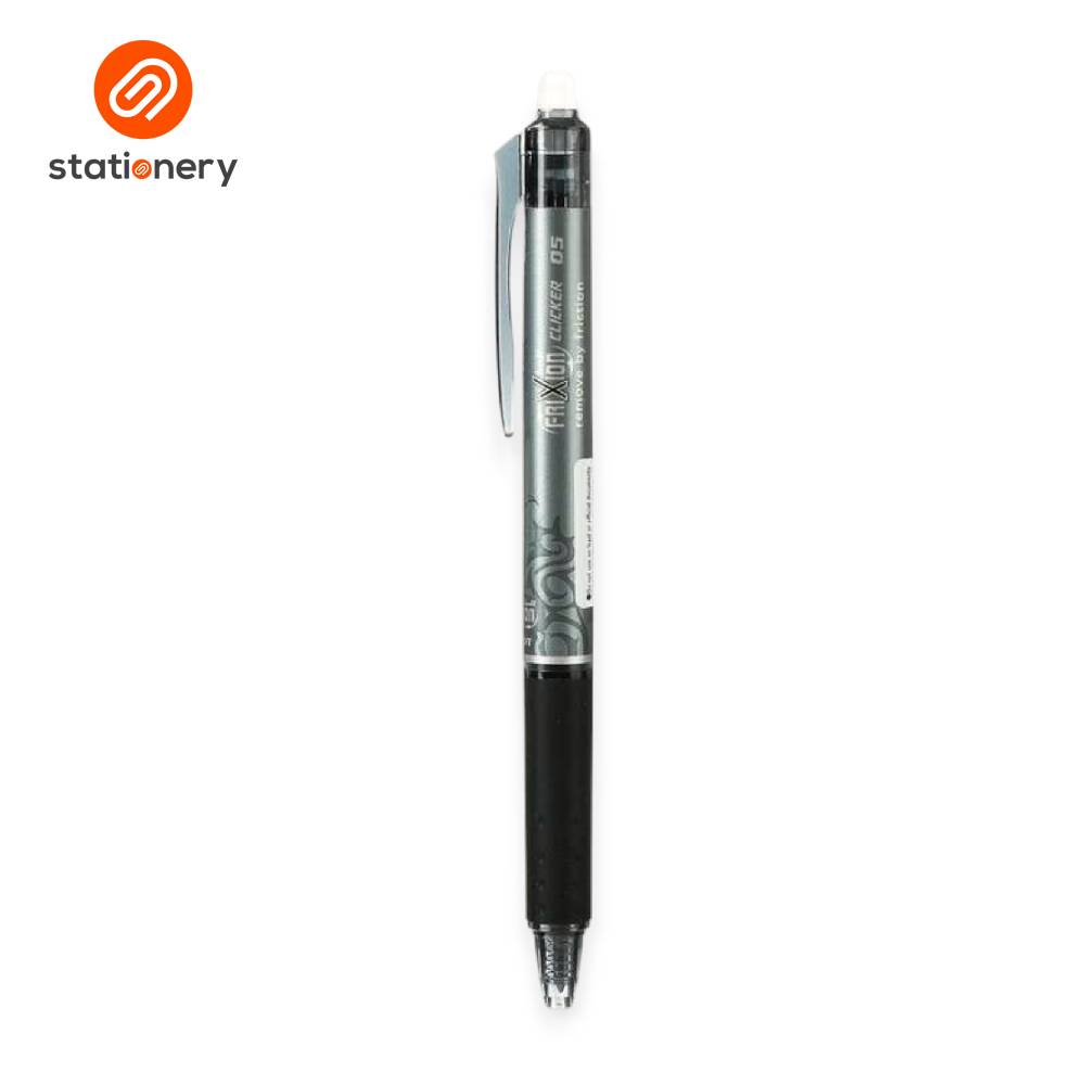 Pilot Frixion Clicker Erasable Gel Pen 0.5mm Black-zoom-4
