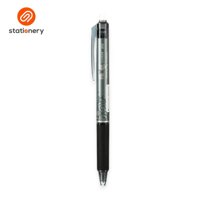 Pilot Frixion Clicker Erasable Gel Pen 0.5mm Black-zoom-