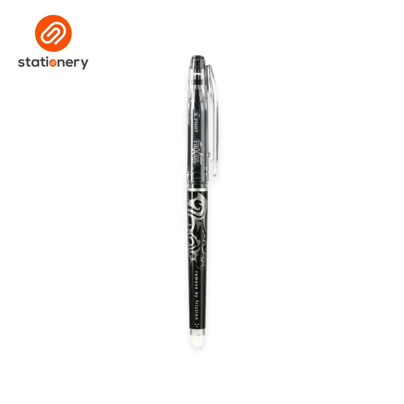 Pilot Frixion Point Erasable Gel Pen 0.4mm Black-zoom-