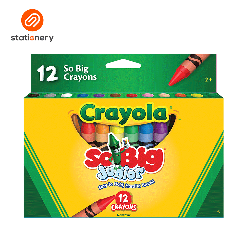 Crayola So Big Crayons Junior 12s-zoom-1