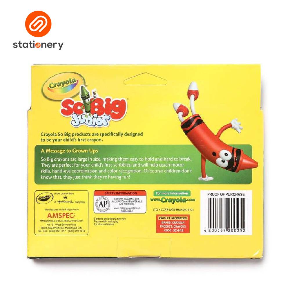 Crayola So Big Crayons Junior 12s-zoom-3