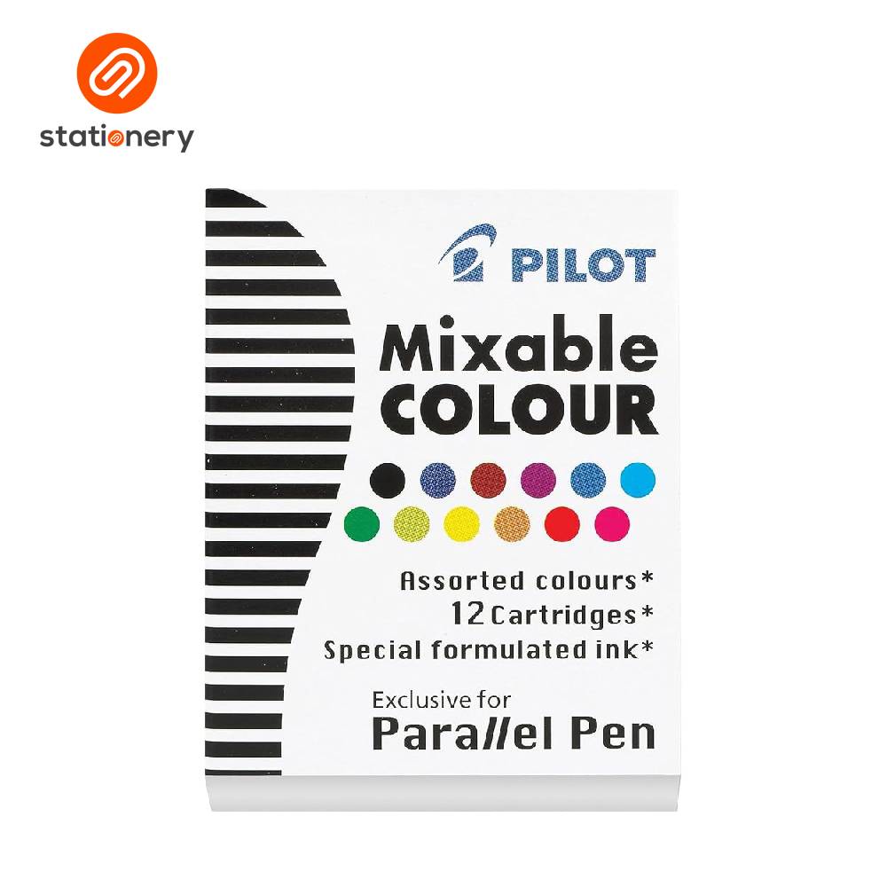 Pilot Parallel Pen Mixable Colour 12 pcs per Pack - Assorted-zoom-4