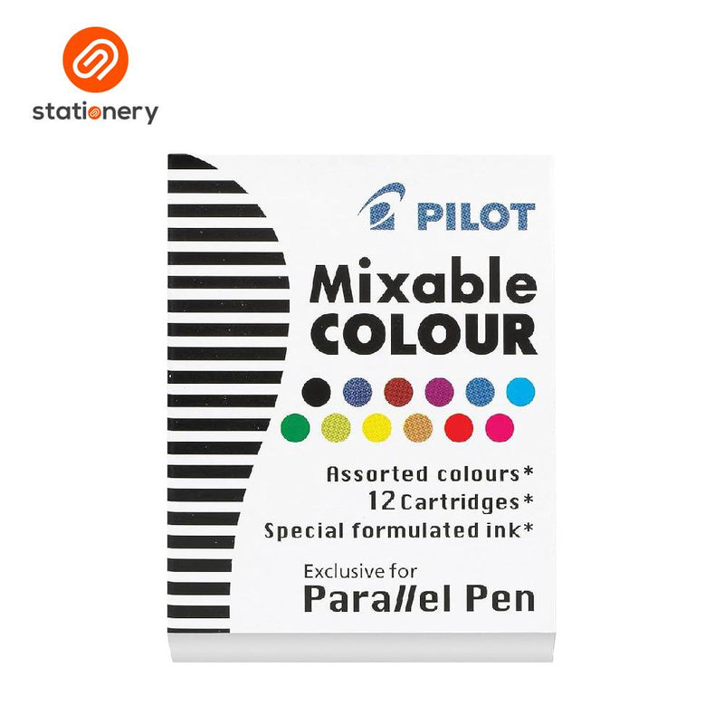 Pilot Parallel Pen Mixable Colour 12 pcs per Pack - Assorted-zoom-