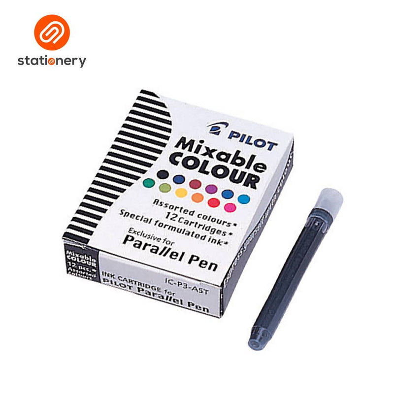 Pilot Parallel Pen Mixable Colour 12 pcs per Pack - Assorted-zoom-