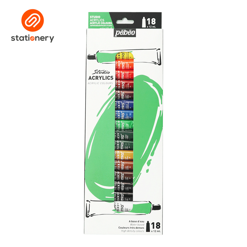 Pebeo Studio Acrylics 12ml-zoom-