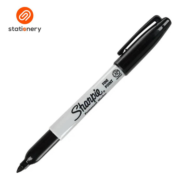 Sharpie Fine Point 2+1 Permanent Marker Black-zoom-