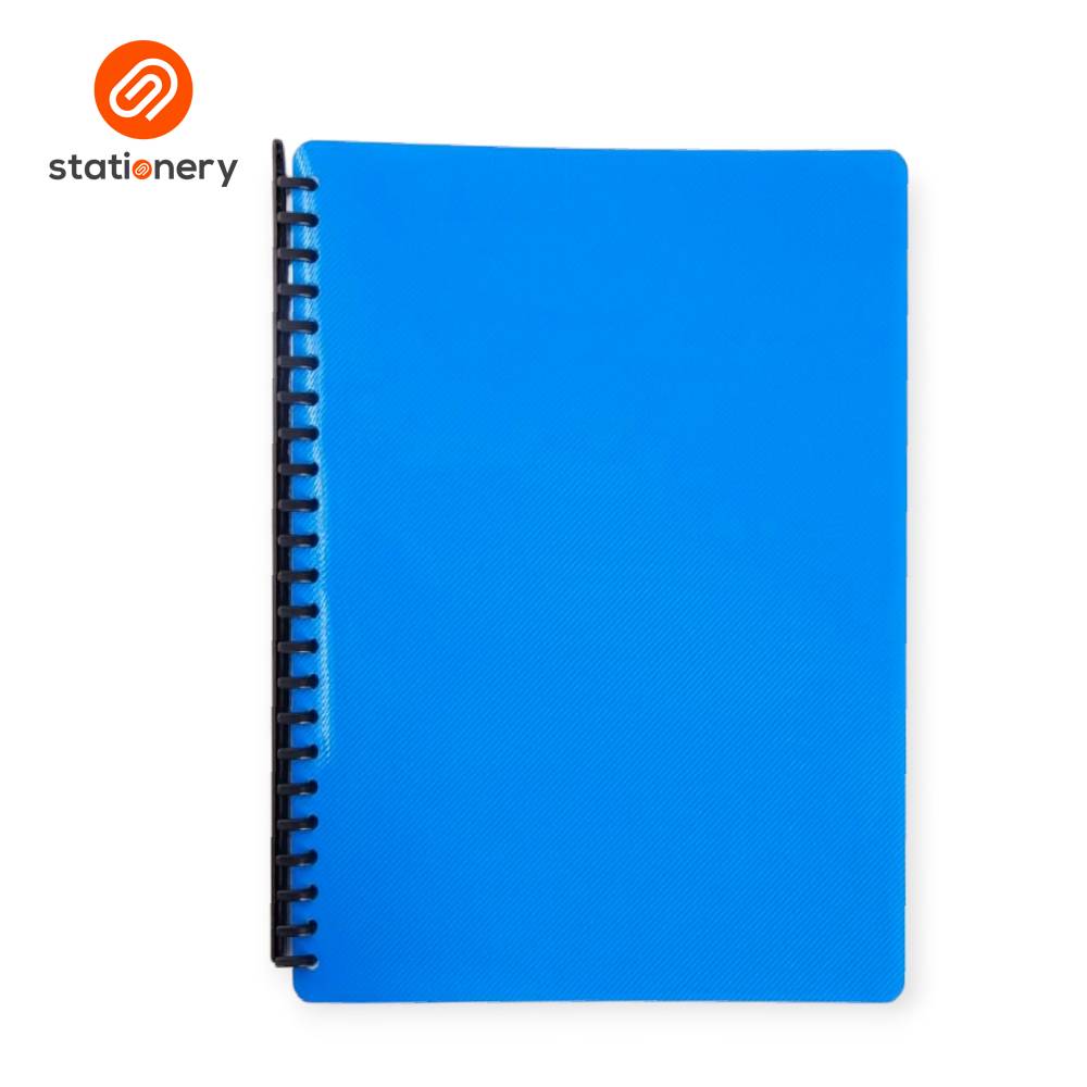 Seagull Refillable Clearbook with Diagonal Lines Long