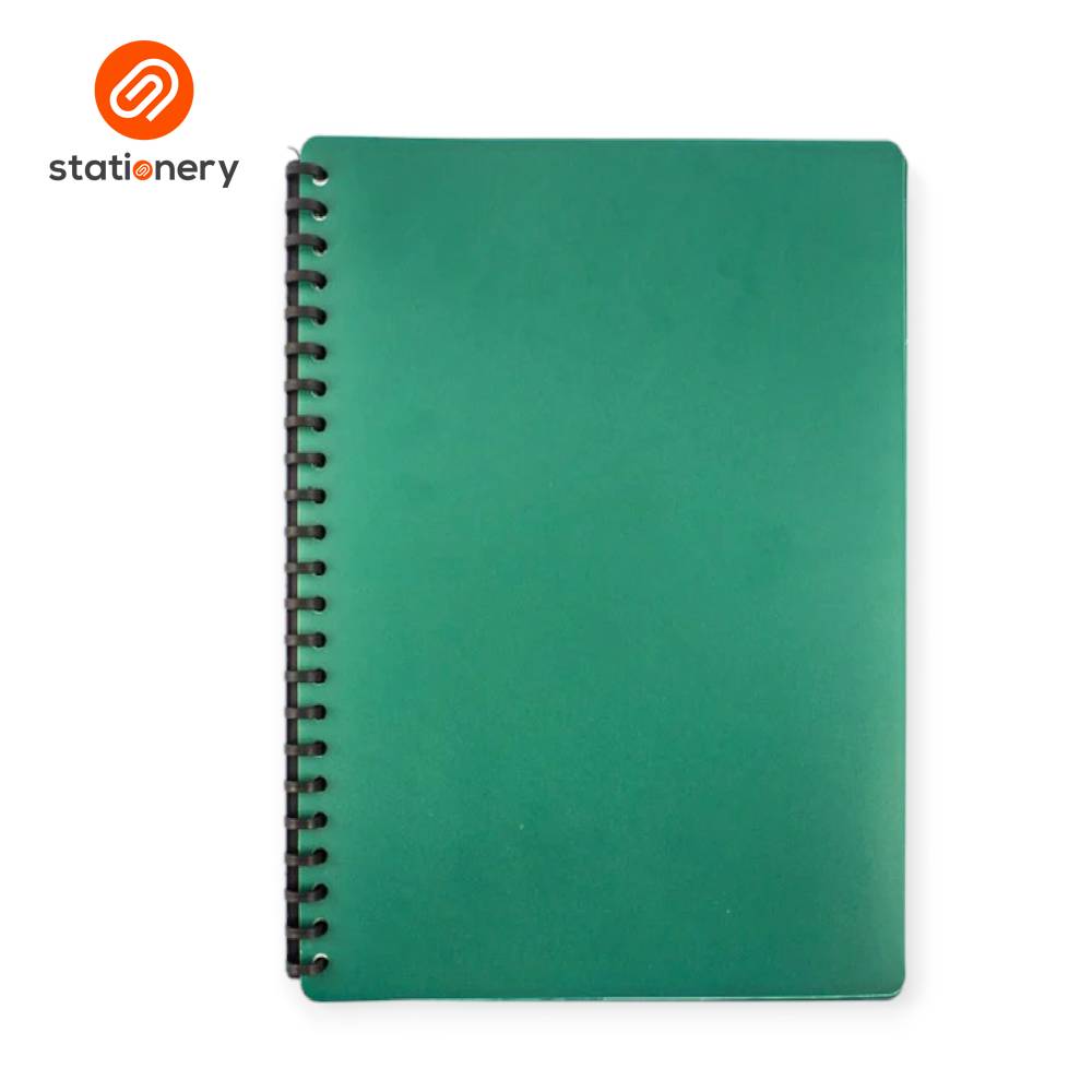 Seagull Refillable Clearbook with Diagonal Lines Long-3