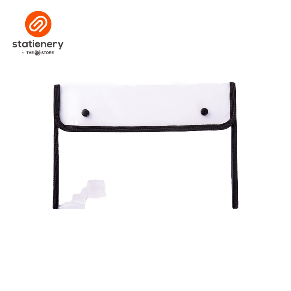 Seagull Plastic Envelope 2 Snap Buttons & Piping - 29.3cm x 20.3cm (Medium)