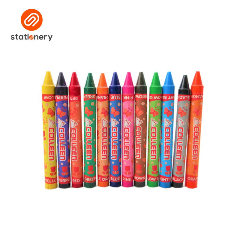 Colleen Jumbo Crayons - 12 Colors-zoom-
