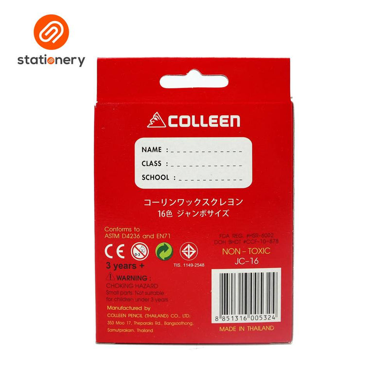 Colleen Jumbo Crayons - 16 Colors-zoom-