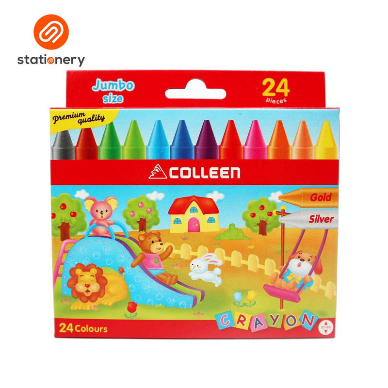 Colleen Jumbo Crayons - 24 Colors-zoom-