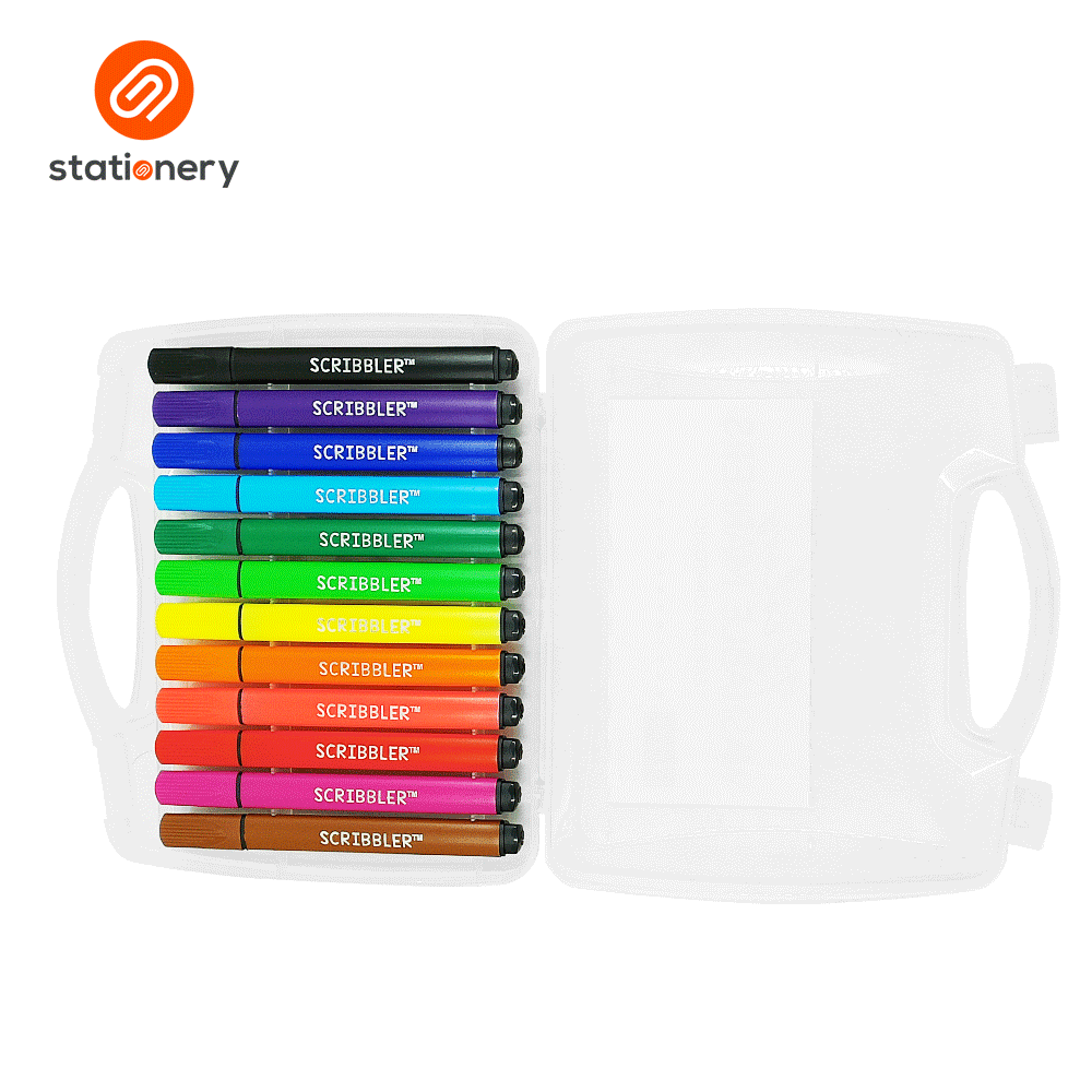 Scribbler Washable Markers 12 Colors