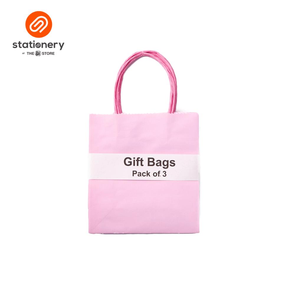 Plain Gift Bag 120 gsm Pack of 3 - Small (6 1/4x3x7")