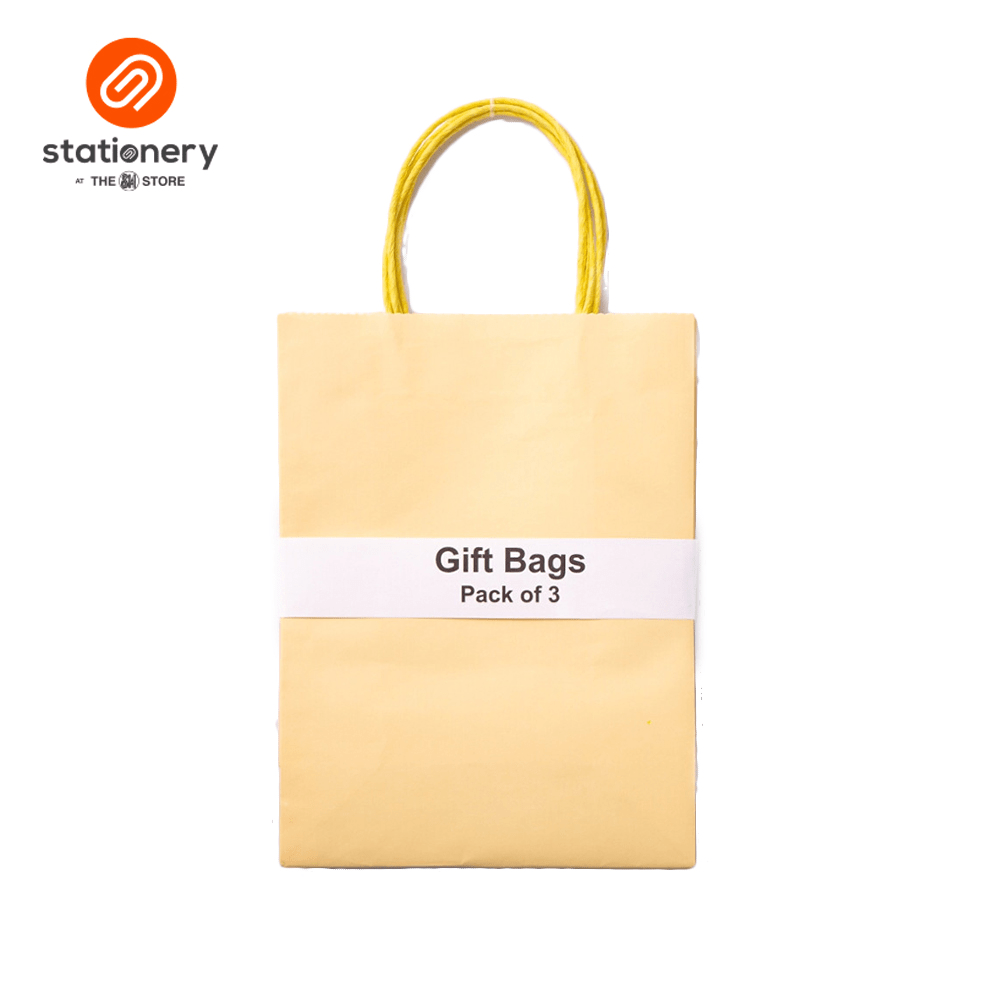 Plain Gift Bag 120 gsm Pack of 3 - Medium (8 1/4x4x11")-4