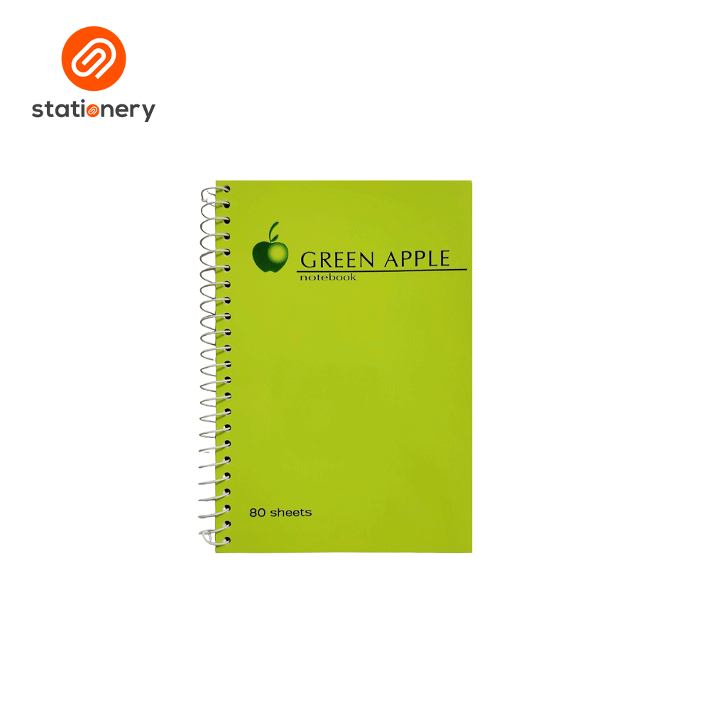 Green Apple Spiral Notebook 80 Leaves-zoom-10