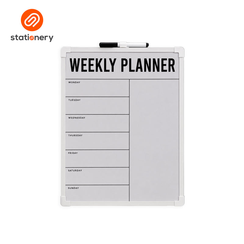 Weekly Hanging Whiteboard Planner with Marker-zoom-