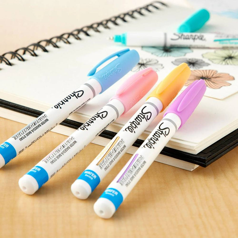Sharpie Water Based Paint Extra Fine Tip Pack of 5-zoom-